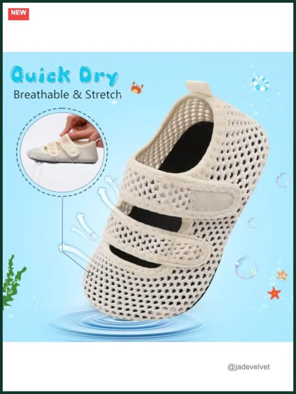 Toddler Water Shoes Boys Girls Quick Dry Barefoot Aqua Non Slip Lightweight